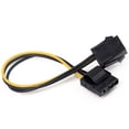 thumbnail image 4 of 20 Pcs Molex to PCI-E Power Adapter IDE 4Pin 4 Pin Female to 6 Pin Female 6Pin Graphics Video Card Converter Cable, 4 of 5