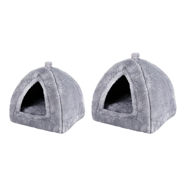 2 camas cómodas para mascotas, casa para gatos, tienda de campaña para gatitos, gatos de interior, erizo EstiloD