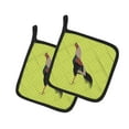 thumbnail image 1 of Carolines Treasures BB7664PTHD Paire de Porte-Pots Vert Poulet, 1 of 1