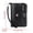 Black, variant on COM1950s Women's Rfid Blocking Trifold Wallet, Vintage Pu Leather Short Wallet for Women, Large Capacity Coin Purse with Detachable Wrist Strap