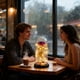 thumbnail image 1 of Lámpara con Pantalla de Rosa y Luces Led | Cúpula de Cristal Decorativa con Lámina Metálica | Regalo de San Valentín, Aniversario y Cumpleaños | Decoración Romántica para El Hogar | Opciones En Azul,, 1 of 6