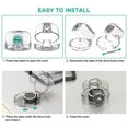 Stove Knob Covers for Child Safety 5pcs Design and Upgraded Universal