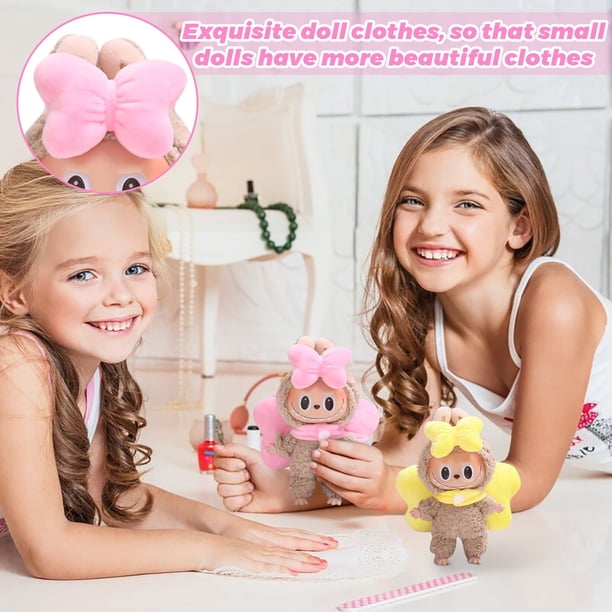 Ropa De Muñecas De Felpa Para Muñeca De 17 Cm – Conjunto Suave Y Lavable, Ideal Para Vestir A Tu Muñeca La-bu-bu O Decoración Creativa