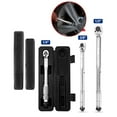 thumbnail image 2 of 1/4'' 3/8'' 1/2'' Square Drive Torque Wrench 5-100 Ft-lb Two-way Precise Ratchet Wrench Repair Spanner Key (one-half Inch), 2 of 7