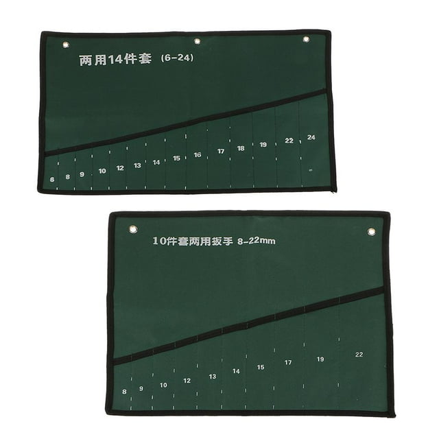 Bolsa de almacenamiento de herramientas Macarena 2 piezas enrollable 10 y 14 bolsillos