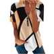 thumbnail image 1 of Blusa informal con cuello en V y manga corta con estampado de verano para mujer con estilo OAVQHLG3B Store  lin121212, 1 of 5