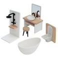thumbnail image 3 of Juego de baño para casa de muñecas de 5 piezas, escala 1:12, muebles en miniatura, regalo de cumpleaños para niños, cuarto de ducha, juguetes de, 3 of 9