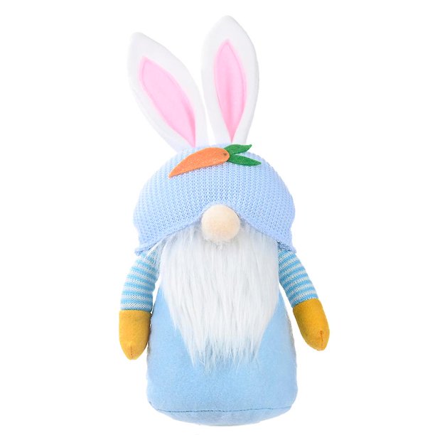 Conejo de Pascua hecho a mano, gnomo, conejo de felpa sueco, Tomte escandinavo, elfo, adornos enanos, decoración navideña de primavera