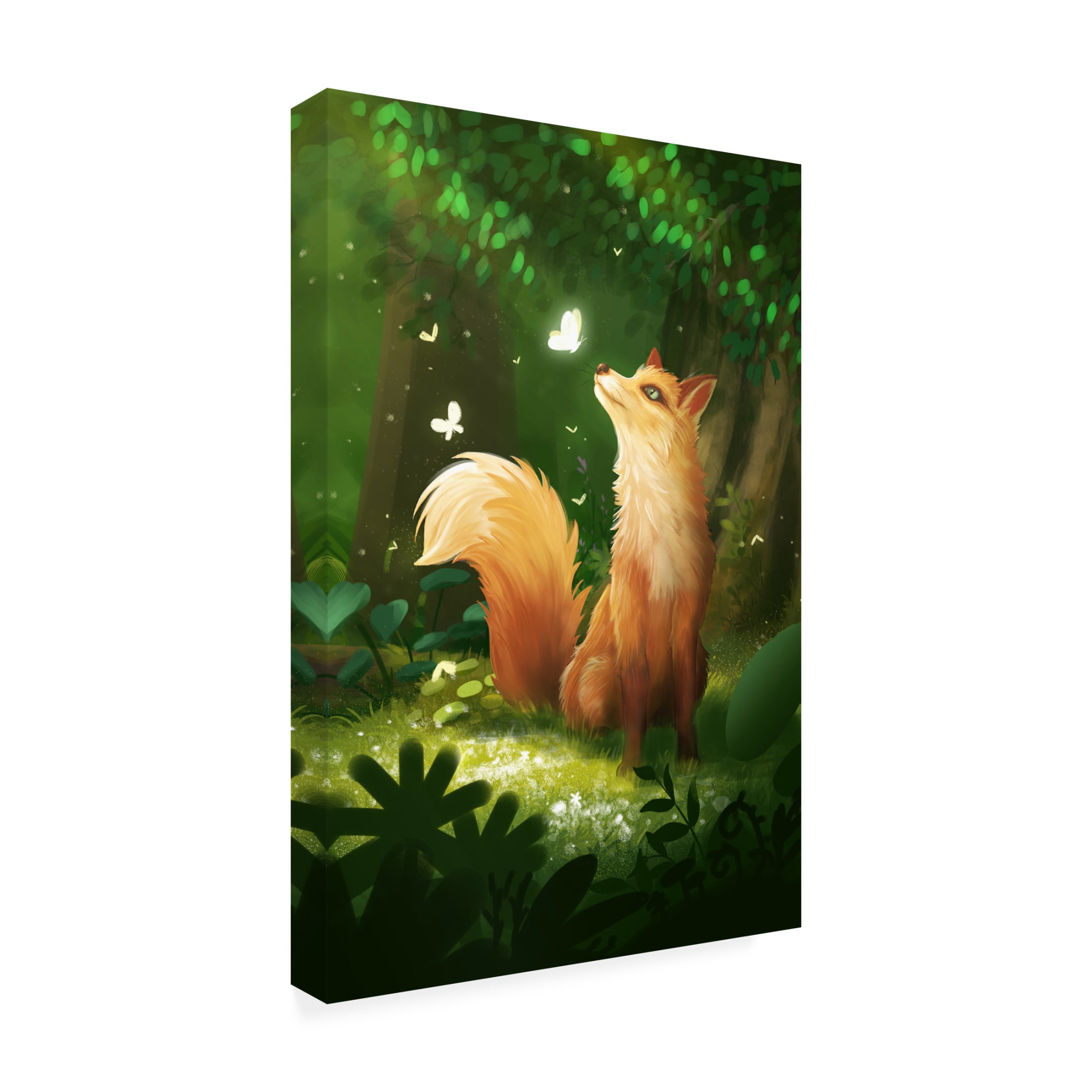 Trademark Fine Art Xuan Thai  Dreamy Fox Canvas Wall Art