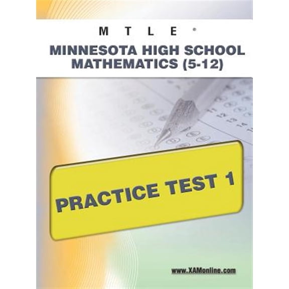Pre-Owned Mtle: Mtle Minnesota High School Mathematics (5-12) Practice Test 1 (Paperback)