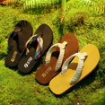 thumbnail image 2 of Women‘s Colorful Strap Flip-flops  Trendy Open Toe Slip On Slides  Summer Lightweight Beach Shoes, 2 of 7