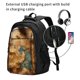 thumbnail image 2 of Balery Antique Map Adventure Scene Mochila con carga USB para hombre y mujer - Mochila impermeable y antirrobo para laptop con puerto USB para viajes, trabajo, 2 of 7