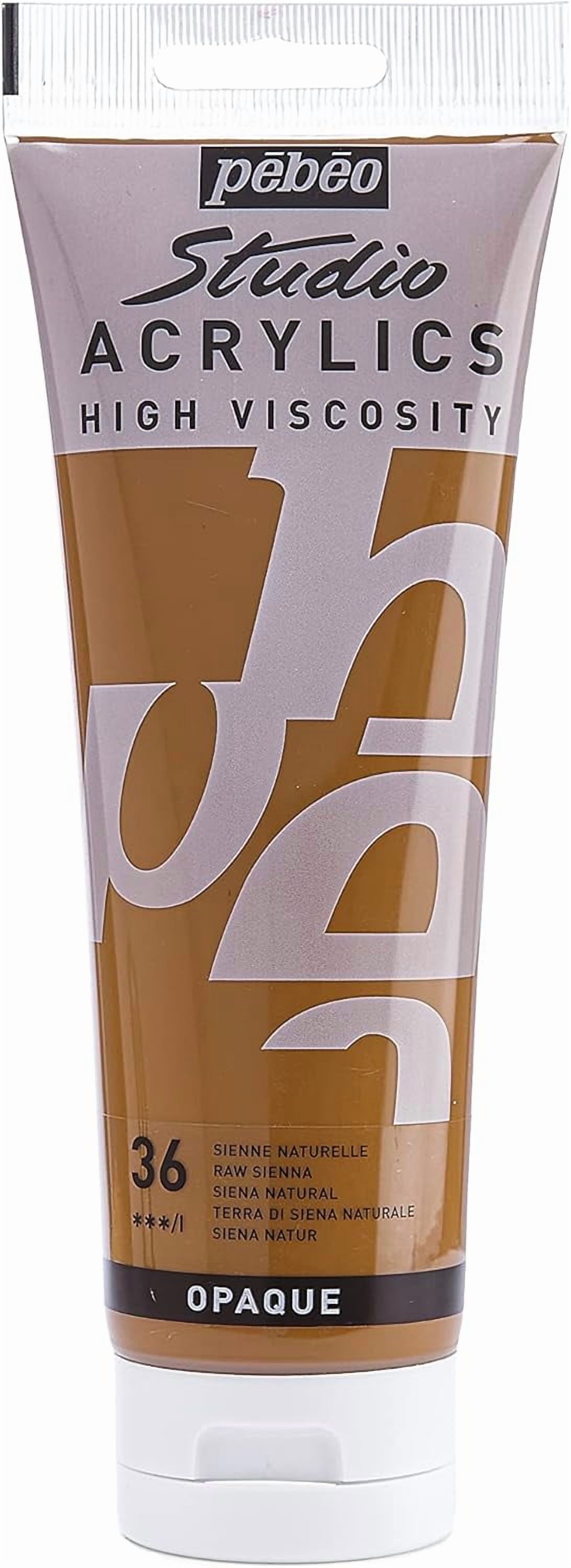 wqlpp-Pebeo Studio Acrylics 250-Milliliter Acrylic Paint, Raw Sienna