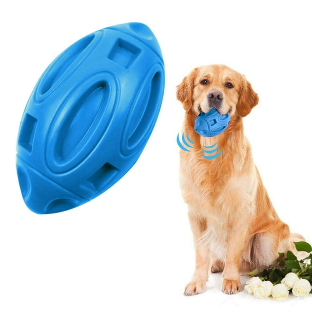 Chew Toys for Medium and Large Dogs Squeaky Rubber Puppy Chew Toy with Durable Construction and Virtually Indestructible Design for Extended Chewing Sessions