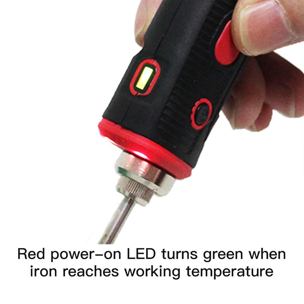 CEORPER DIY Use USB Charging Soldering Iron Kit Portable Welding Tool for Home DIY Use USB Charging Soldering Iron Kit Rechargeable Welding Iron Kit for DIY