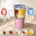 thumbnail image 6 of Flamingo Stainless Steel Tumbler with Handle 20OZ Insulated Coffee Mug Travel Cup BPA Free Leak Proof Double Wall Vacuum Design Perfect Gifts for Women Girls on Birthday Christmas Summer, 6 of 6