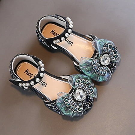 

Sunhillsgrace Ladies Girls Princess Girls Baby Princess Single Shoes Leather Shoes Dance Performance Shoes