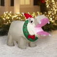 thumbnail image 2 of Christmas Airblown Hippo, 2 of 6
