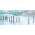 thumbnail image 2 of Allen, Kimberly 18x10 Gold Ornate Wood Framed with Double Matting Museum Art Print Titled - Broken Pier, 2 of 4