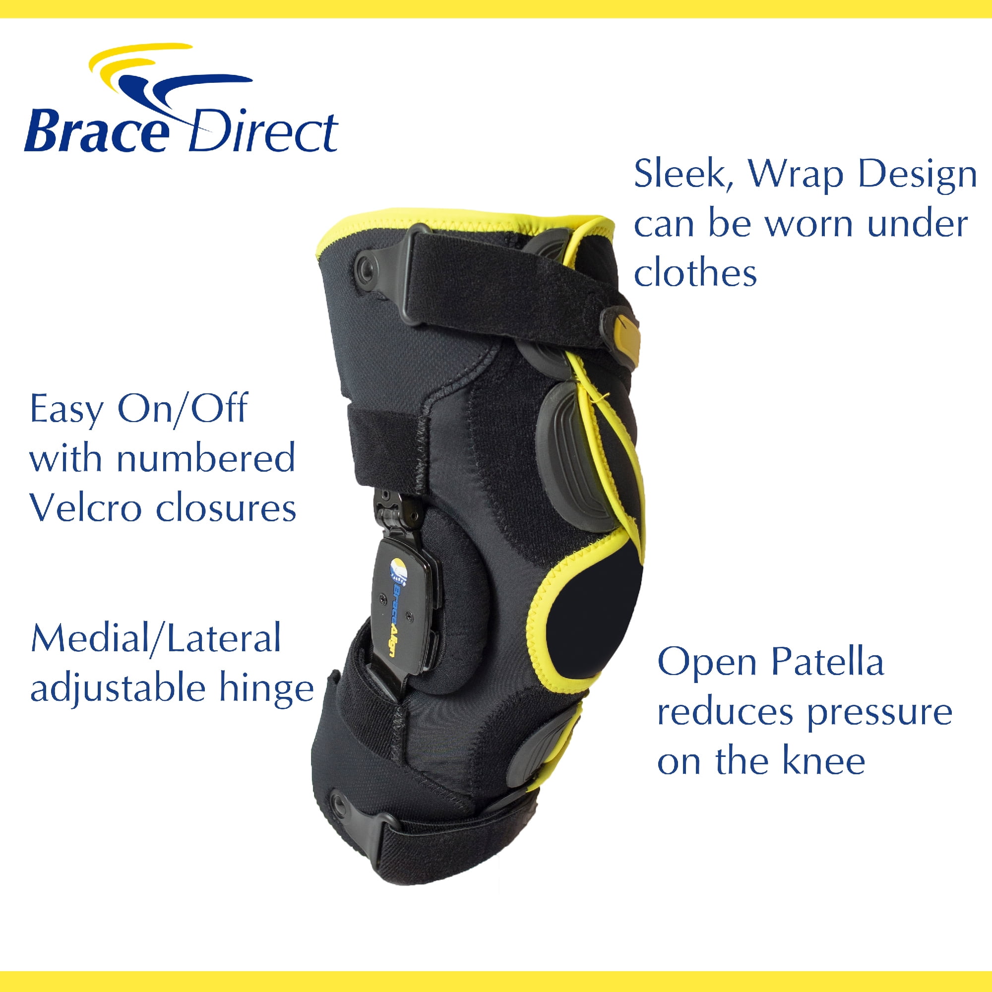KOAlign Osteoarthritis Soft Knee Brace L1832/L1833 - Advanced Support for Arthritis Relief