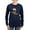 Navy, variant on CafePress - Vegas Baby Final Women's Long Sleeve Dark T Shirt - Women's Long Sleeve Graphic Tee Casual Fit