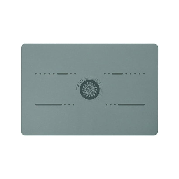 Esterilla de yoga, esterilla de pilates, esterilla antideslizante para proteger el suelo, esterilla de ejercicio de alta densidad Azul oscuro