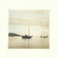 thumbnail image 2 of Amy Melious 26x26 White Modern Wood Framed Wall Art Titled - Harbor II, 2 of 5