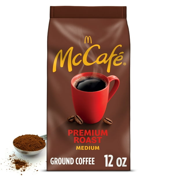 McCafe Premium Roast Ground Coffee, Medium Roast, 12 oz Bagged