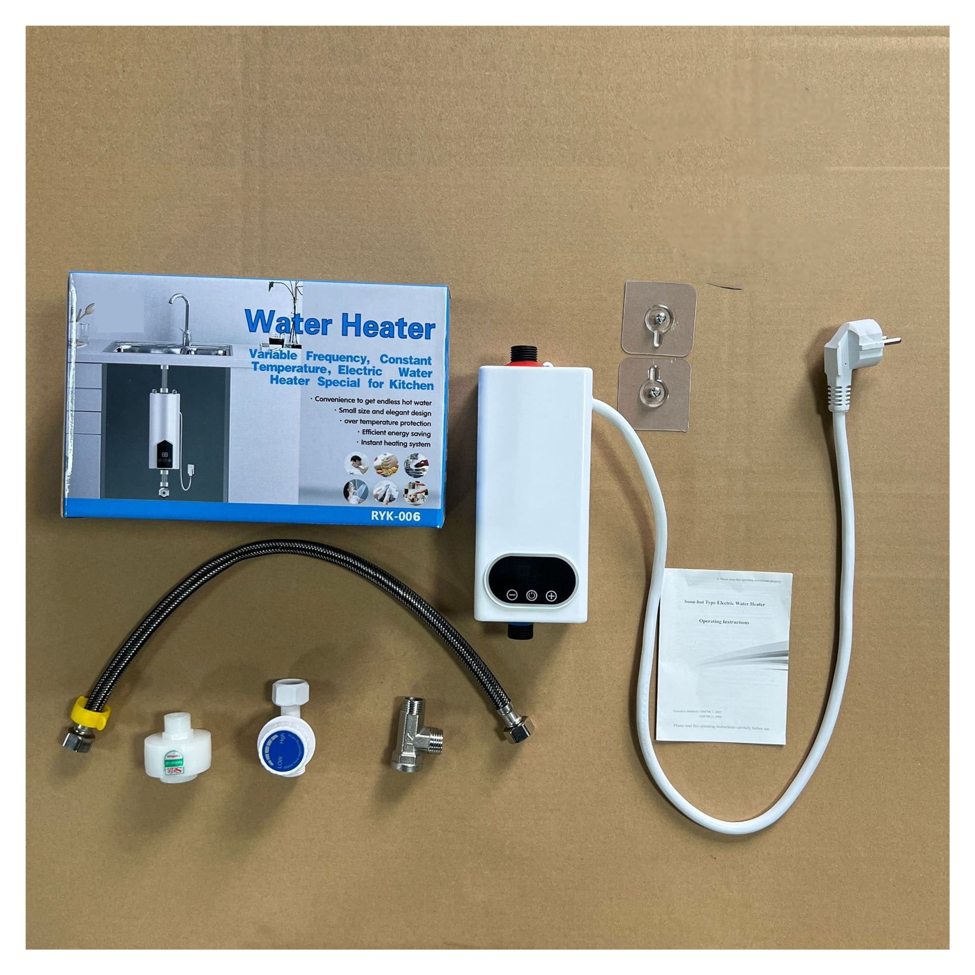 Hot Water Heater 5500W Instant Tankless Water Heater Thermostat Induction Heater Smart Touch Electric Heaters Shower Automatica ,Energy Saving