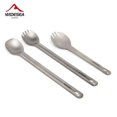 thumbnail image 1 of Camping Titanium Spork Spoon Outdoor Lightweight Fork Tableware Portable Picnic Hiking Travelling Ultralight Dinnerware WSTT-111, 1 of 5