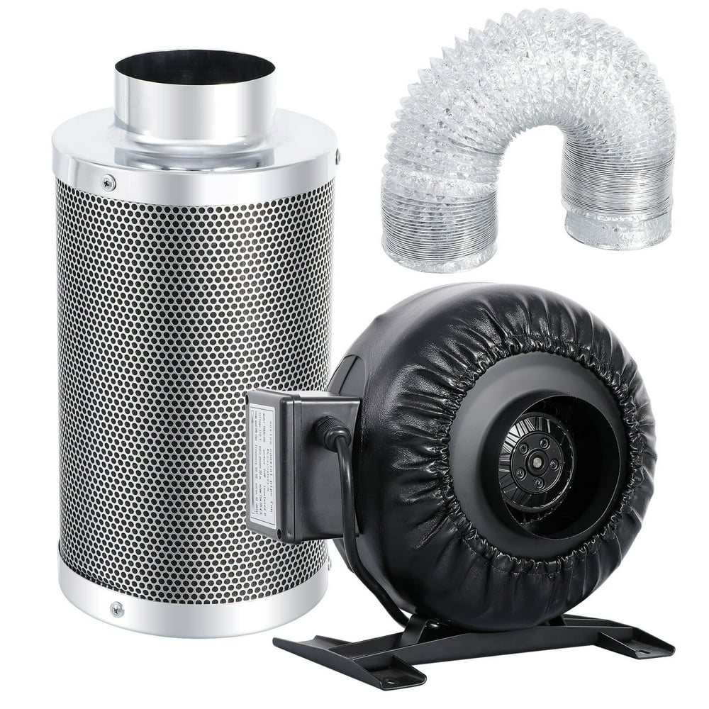 4in inline fan carbon filter