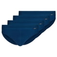 thumbnail image 1 of SKINY Calzoncillos brasileños para hombre, paquete de 4 - Algodón Retro, Calzoncillos, Costilla fina, Algodón Azul 2XL (XX-Large), 1 of 3