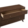 thumbnail image 4 of Ergode Providence Three-Drawer Dresser or Stand - Walnut, 4 of 5