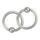 thumbnail image 1 of 2pc 16g 8mm de Cautivas de Plata Aro Labio Barriga Pezón Bar, 1 of 5