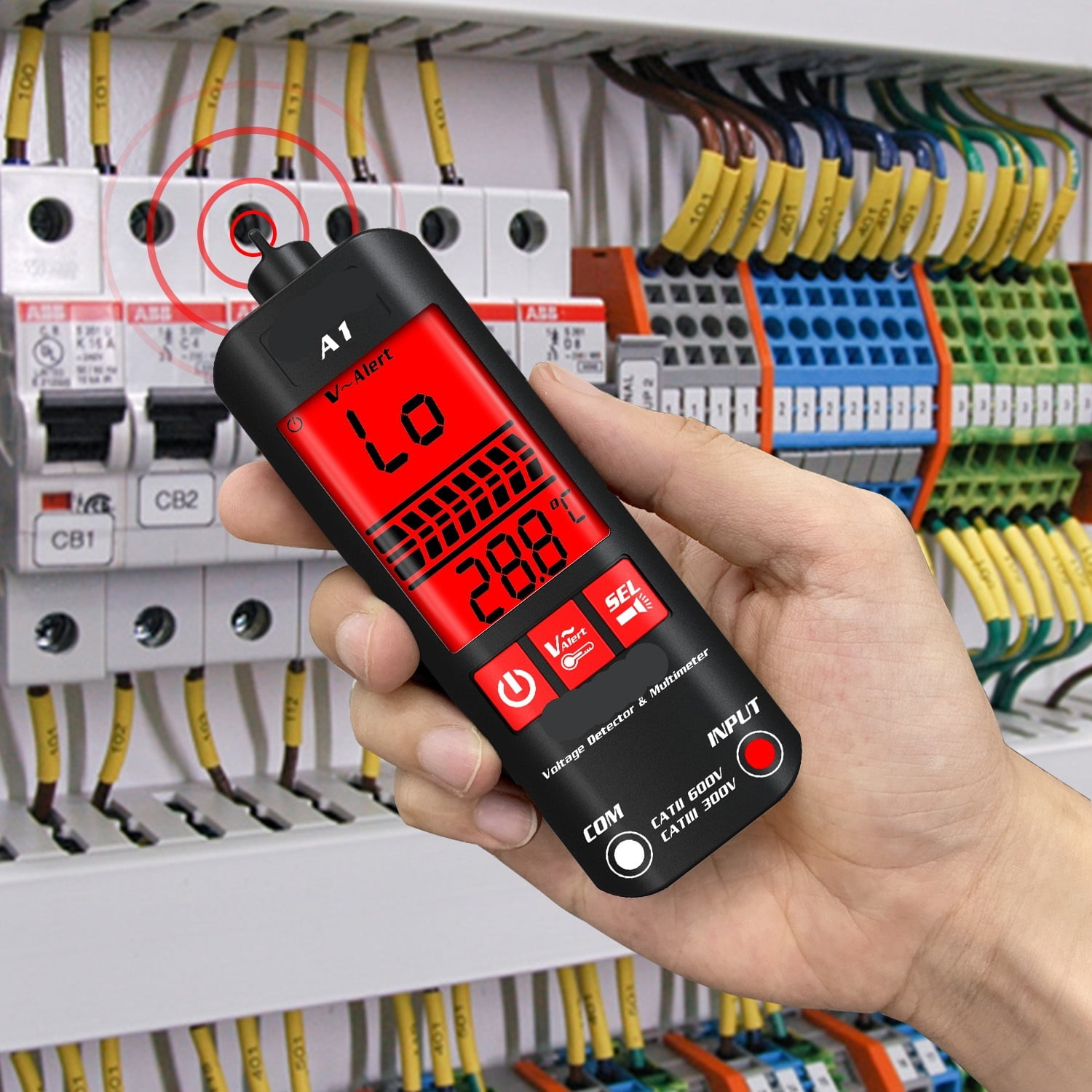 Voltage Tester Smart Digital Multimeter Non-Contact Electrician Pen Detector Voltmeter Wire Test