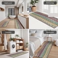 thumbnail image 5 of Yellow and Pink Geometric Boho Pattern Kitchen Rugs Sets Of 3,Kitchen Runner Rugs Non Skid Washable,Decorative Kitchen Floor Mats for Kitchen,Sink,Laundry,17"x30"+ 17"x47" + 17"x59", 5 of 6