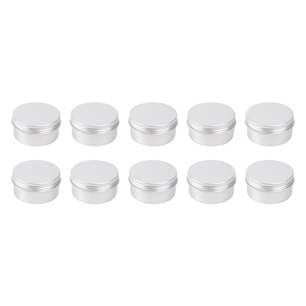Caja sellada cosmética del tarro de crema de las cajas de aluminio vacías de 10pcs 80ml para el viaje casero