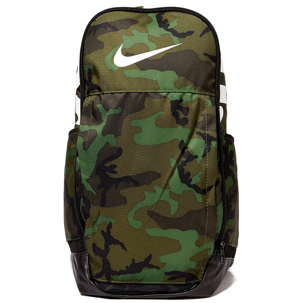 Nike Nike Brasilia Training Backpack Camo Green with Laptop Sleeve
