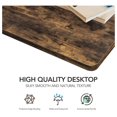 thumbnail image 6 of Whole-Piece Particle Board Table Top for Standing Desk and Home Office Desk DIY, 48x30x1 Inch Rustic Brown Desk Top, 6 of 7