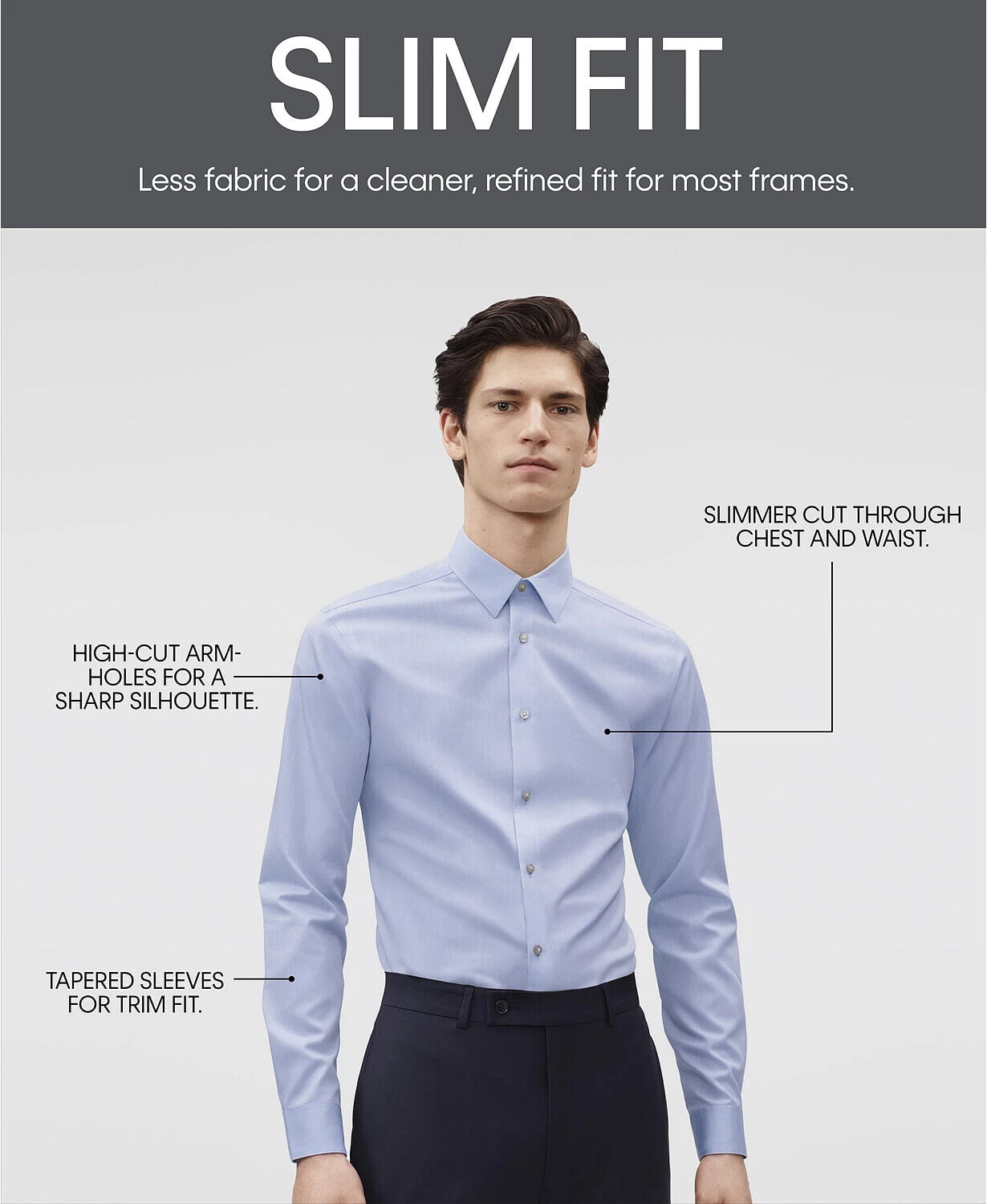 Calvin Klein Steel Men's Slim Fit Performance Herringbone Dress Shirt  Mint-17-36 