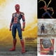 thumbnail image 1 of Figura de Spiderman de acero de Marvel hecha a mano, muñeco súper móvil Shf, regalo de juguete para niños Fivean  unisex, 1 of 2