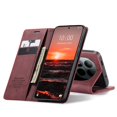 thumbnail image 5 of Funda FOXDOCK cartera de cuero retro para FOXDOCK Redmi Note 15 Pro Plus 5G – Resistente a golpes, ranuras para tarjetas – Roja, 5 of 5