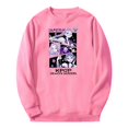 thumbnail image 1 of Pop cazadora para niña Hunters Boys Girls Fashion Round-Neck Sweatshirt Streetwear Soft Comfortable Long Sleeve Hoodie for Daily Wear Spring Fall Winter （Pink）, 1 of 3
