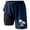 Navy, variant on FUZHIQ Mens Swim Trunks Fashion Hawaiian Print Quick-Dry Surf Board Shorts with Built-In Briefs Upf 50 Sun Protection Mens Summer Clothes,XXL