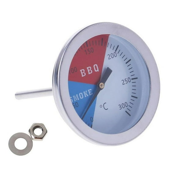 Yuedong 0-300℃ Stainless Steel Barbecue BBQ Smoker Grill Thermometer Temperature Pointer Celsius Home Kitchen Thermometers Parts with Hex Nut