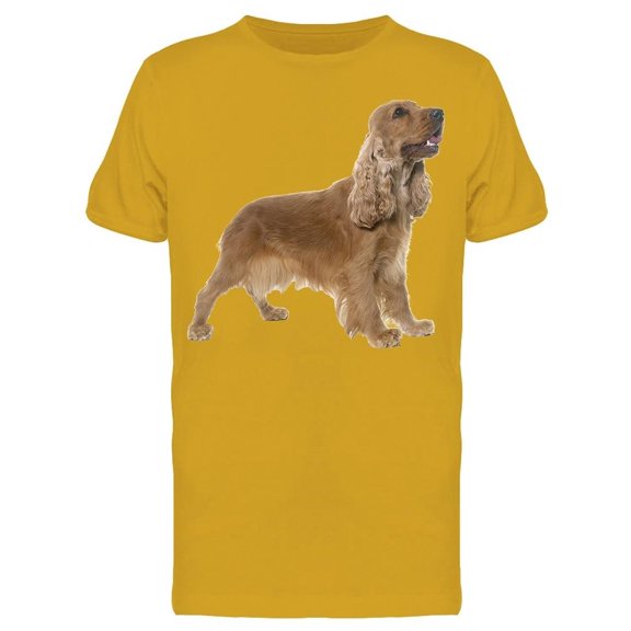 Cocker Looking Up Tee Men's -Image by Shutterstock