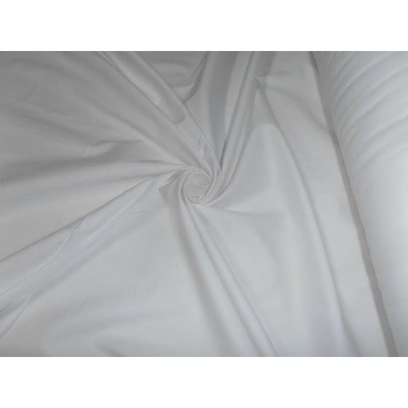 100% HEAVY Cotton Poplin white 58" WIDE DYEABLE [7946]