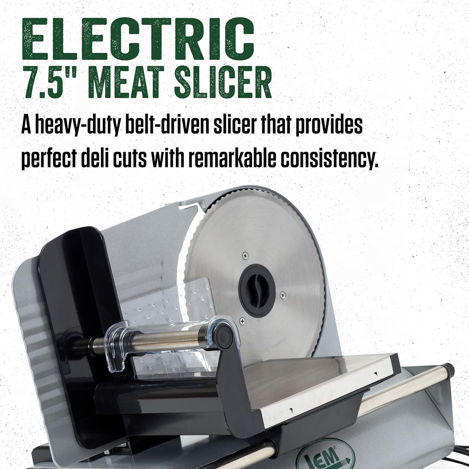 LEM Products 7 Inch Electric Meat Slicer Machine with a Stainless