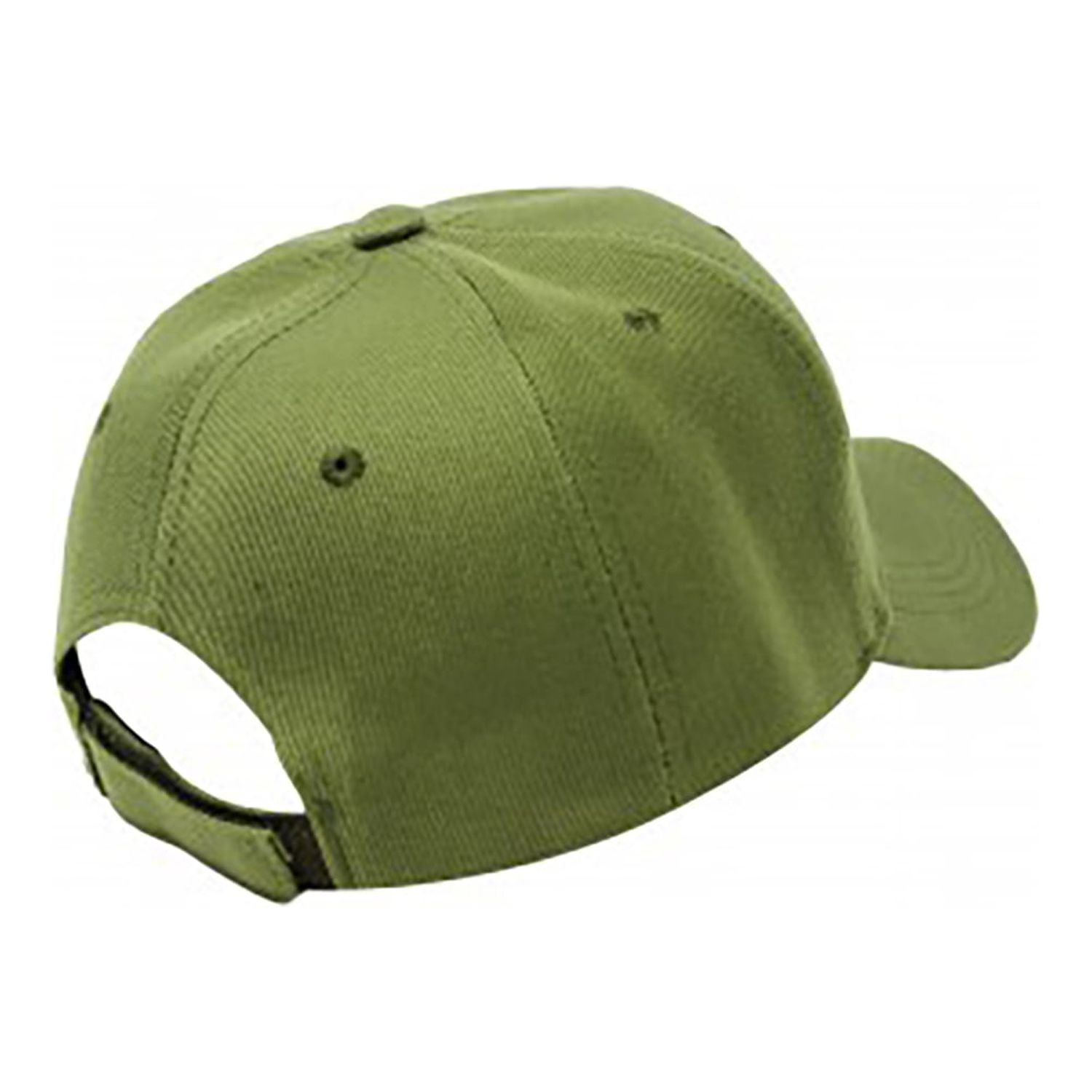 Pack of 15 Bulk Wholesale Plain Baseball Cap Hat Adjustable (Green)