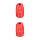 thumbnail image 2 of Llavero de silicona Scienceny para coche 3 botones flexible elegante desmontable protector Rojo 2piezas, 2 of 6